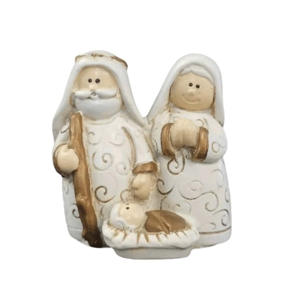Tabletop Ornaments Nativity Scene Figurine Resin Nativity Family Sculpture Mother's Day