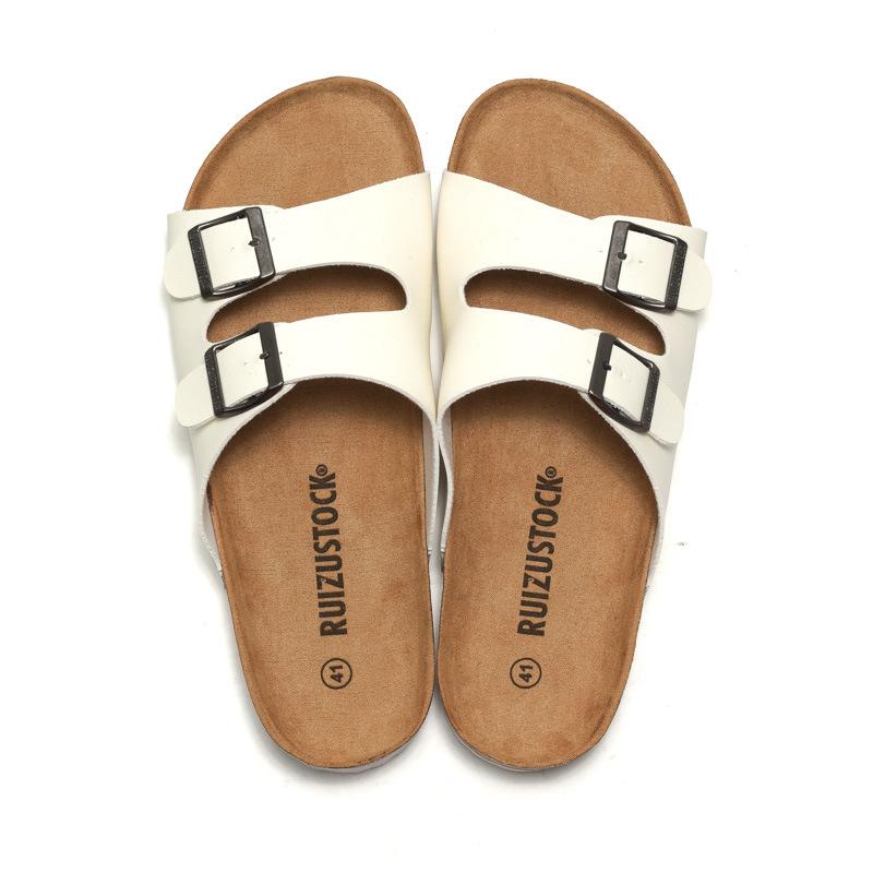 Couple Cork Men's Slippers, Summer Feet Clamping Slippers  Beach Sandals  Korean Edition Trendy Sandals Casual Slippers