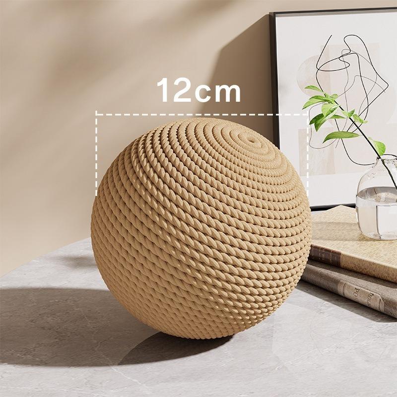 1pcs Cat Toy Sisal Ball Pet Cat Molar Chew Resistant Ball Interactive Cat Play Toy Durable Pet Supplies 12cm