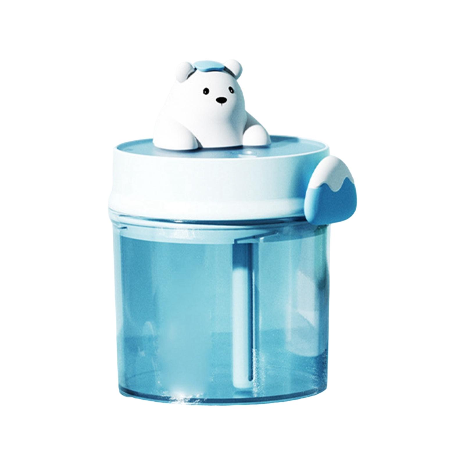 

Увлажнитель воздуха для рабочего стола, декоративный USB, 2 режима тумана, бесшумный, автоматический, отключение, 510 мл, увлажнитель воздуха для детской комнаты, путешествия, СПА, автомобиля, подарок на Новый год синий