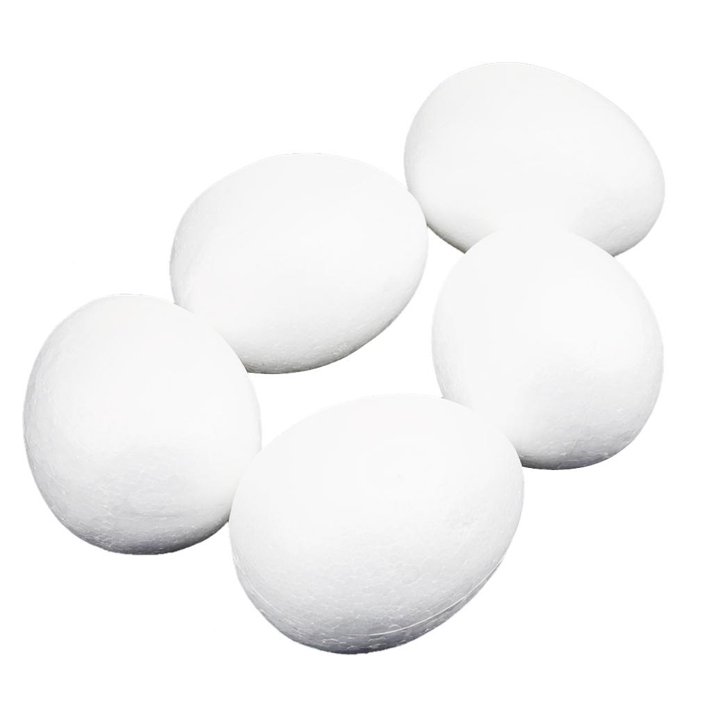 10 Pieces Easter Foam Egg Polystyrene Balls Spheres Craft Supplies Decoration Ball