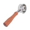 58mm Bottomless Portafilter Fit for Petrus Stainless Steel Universal 3 Ears Portafilter with Wooden