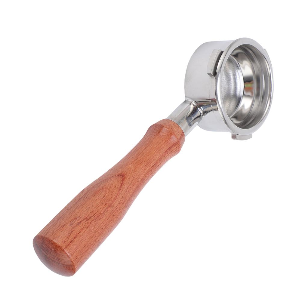 58mm Bottomless Portafilter Fit for Petrus Stainless Steel Universal 3 Ears Portafilter with Wooden