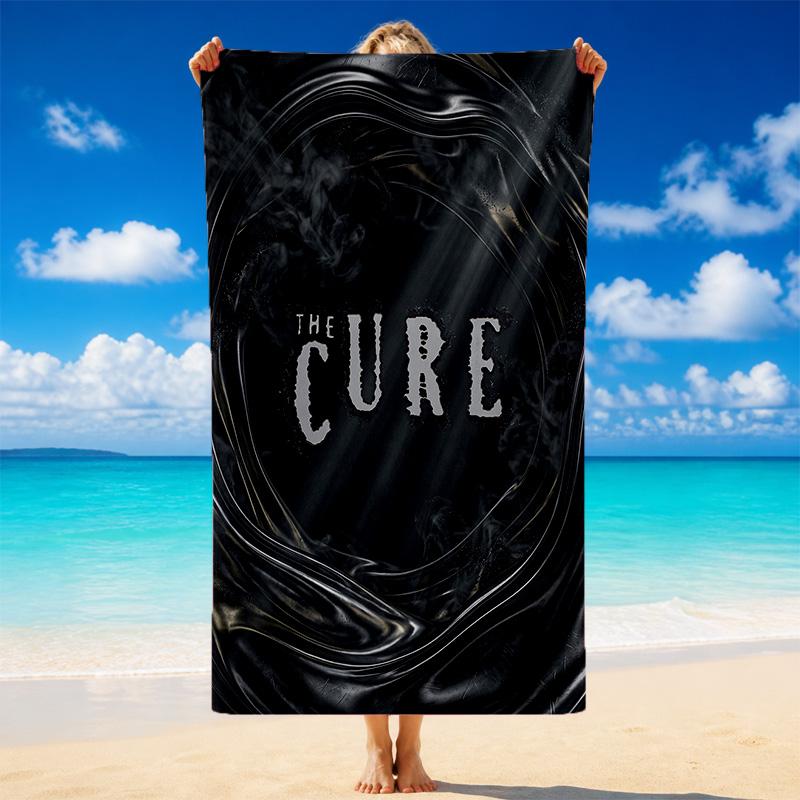 The Cure Print Microfiber Beach Towel Sand?Resistant Lightweight Towel For Swimming Outdoor Travel Use