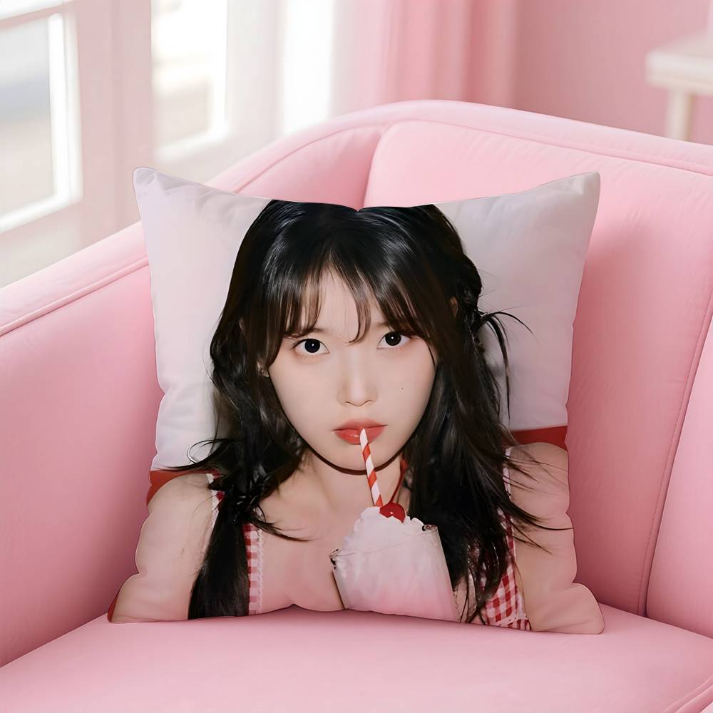 SINGER i-IU Pillow Case pattern printing pillowcase living room sofa cushion cover bedroom room decor