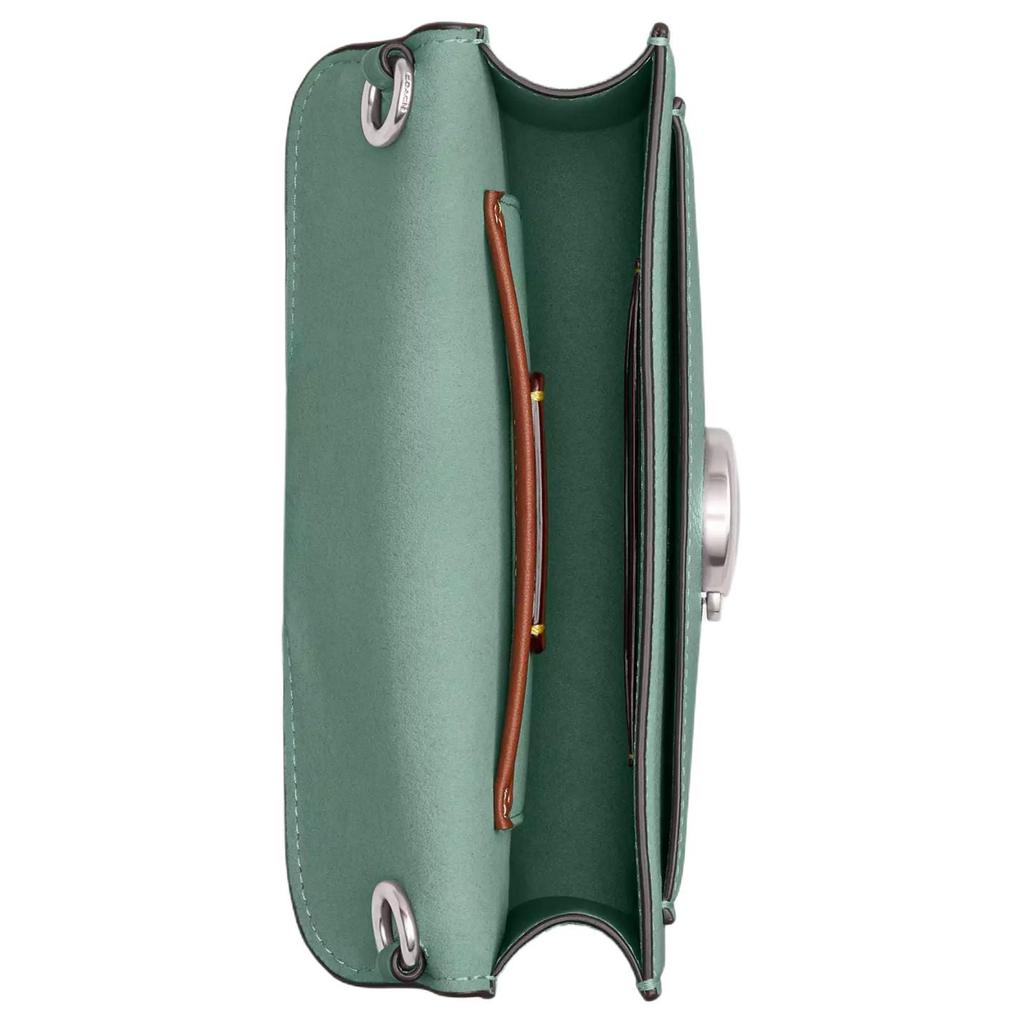 Coach Tabby Leather Envelope Shoulder Bag, Crossbody Bag Small Women's Aquamarine CJ925-LHAQM