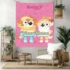 Bluey Custom Your Name Wall Decor Tapestry Art For Pet Memorial Birthdaywedding Party Backdrop Family Gift