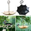 Umbrella Shaped Bird Feeder Gift Outdoor Hanging Bird Feeder Decorative for Patio