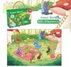 Educational Dinosaur Cartoon Jigsaw Puzzle for Kids Ages 3-6 - Boxed Flat Toy