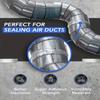 1-10Rolls Heavy Duty Aluminum Foil Tape for Duct Sealing and Hot Water Pipe Repair Heat Resistant Waterproof Adhesive
