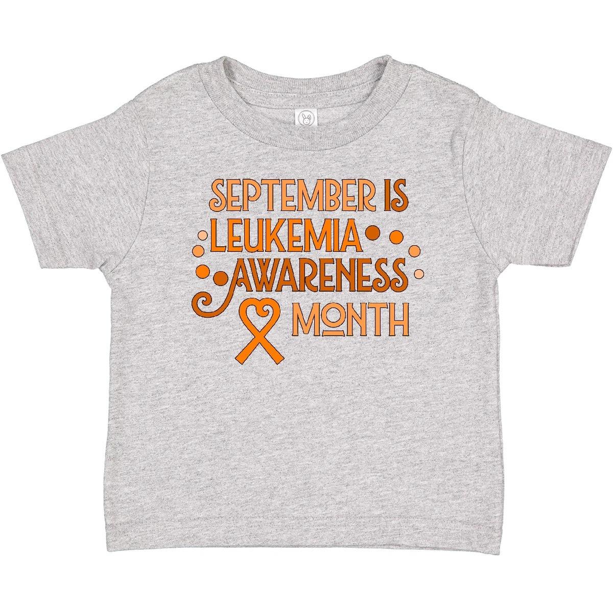 Inktastic September Is Leukemia Awareness Month Baby T-Shirt Cancer Support Care 120