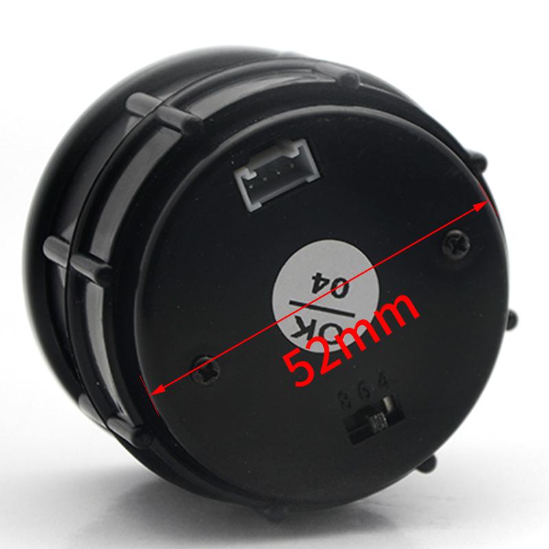2' 52mm Car Digital Turbo Boost Gauge PSI BAR Water Temp Oil Temp Oil Pressure Gauge Voltmeter EGT Tachometer RPM Gauge