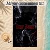 Beach TowelTokyo Ghoul Custom Name Text Personalized Soft Towel for Beach Pool Indoor Home Decor Gift