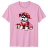Husky Puppy Valentines Day Gift Unisexs TShirt Unisexs Tee Graphic Top