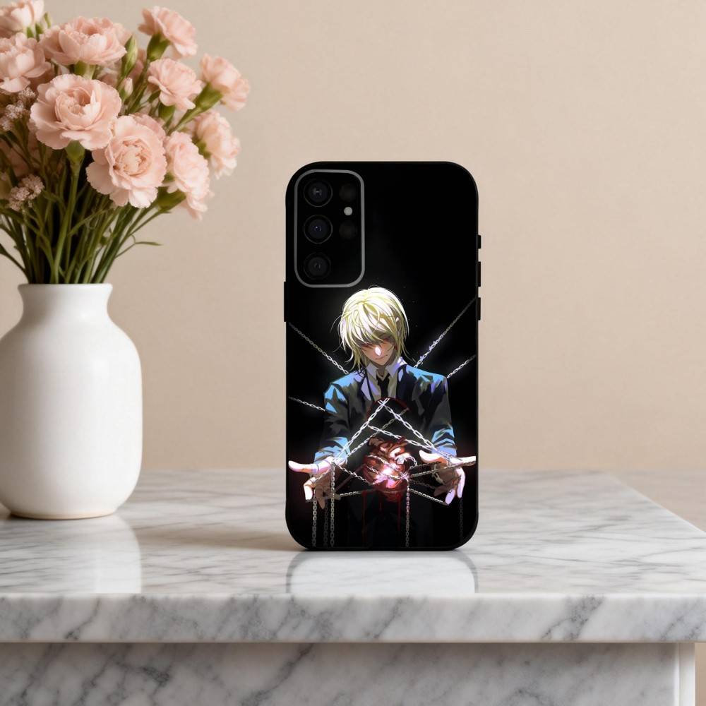 H-Hunter X H-Hunter K-Kurapika Phone Case For Samsung S25,24,23,22,30,21,10,9,Ultra,Plus,Lite,FE,4,5 G Soft Black Case