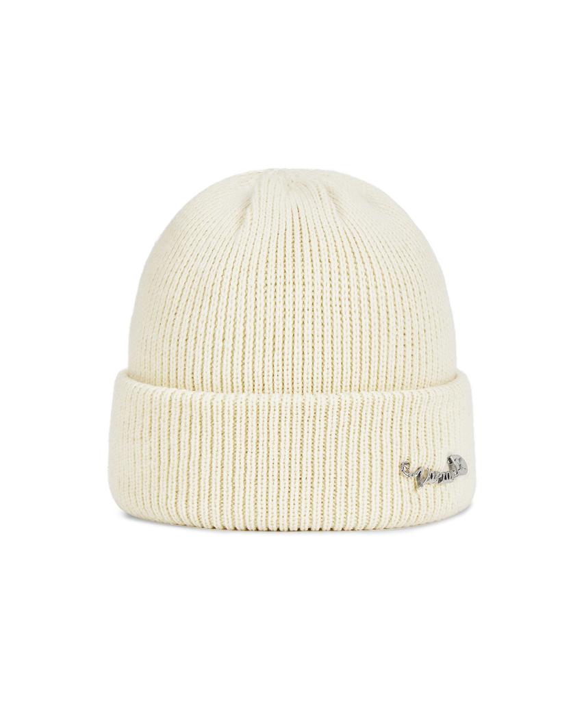 Bajal Safety Pin Beanie Cream