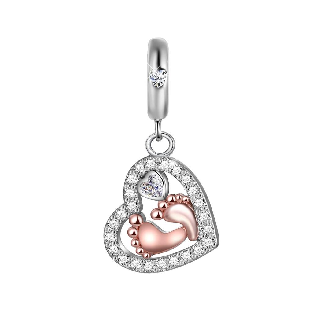 Charms Nou Sosire Mărgele Argint Sterling 925 Cruce orbitoare Dragoste Inimă Parfum Pandantive Se potrivesc brățării originale Bijuterii