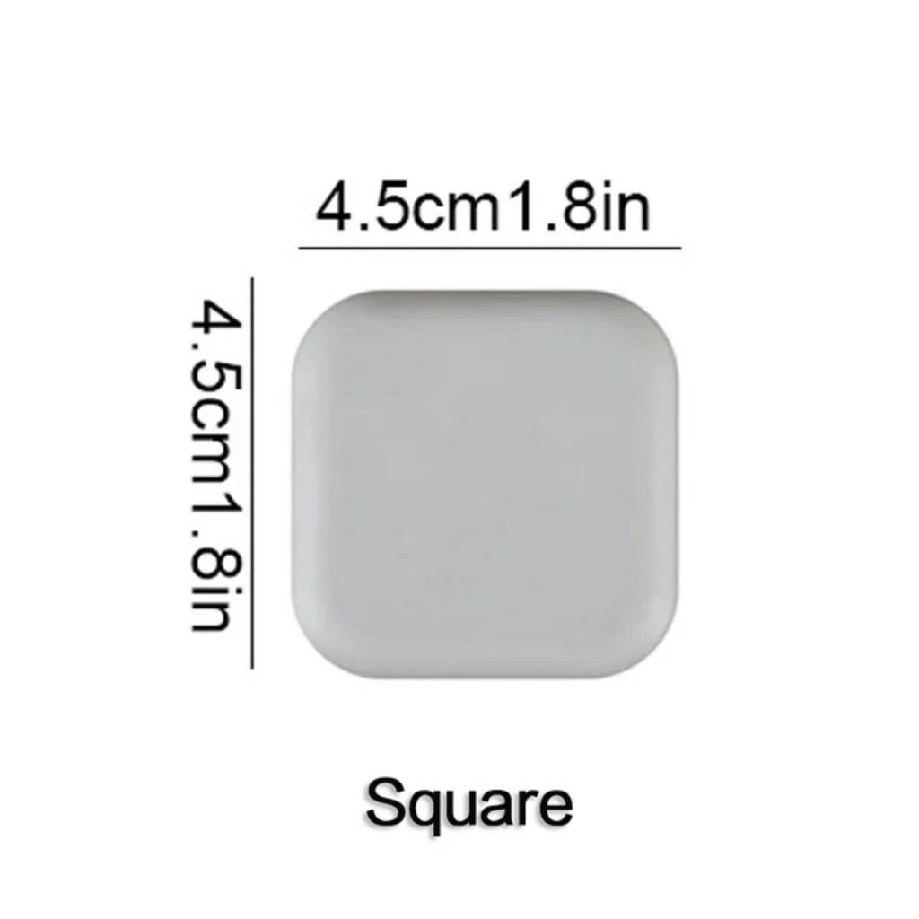 Circle/Square Silicone Self Adhesive Mute  Wall Protector Door Handle Bumper Guard  Anti-crash Pad