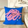 Art HHeadspace Cushion Cover Pillow Case Antidustmite Pillowcase Silky Short Plush Sofa Cushion Cover hot