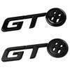 1Pc 3D Metal GT Logo Car Hood Fender Trunk Rear Bonnet Nameplate Decal Emblem Badge Sticker