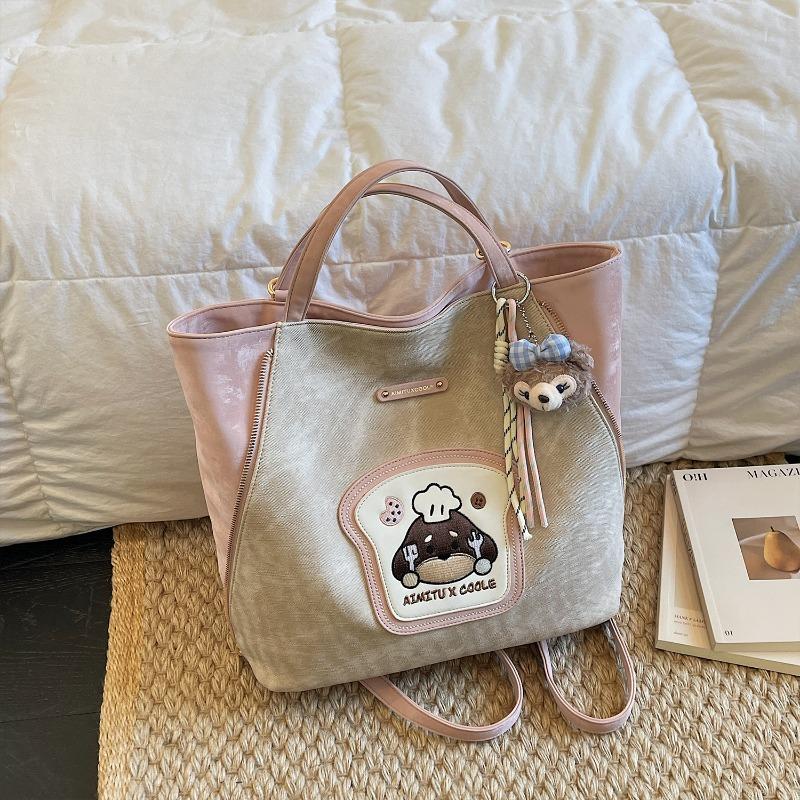 Amy Rabbit women's bag new retro simple fashion versatile style large capacity commuting shoulder tote bag