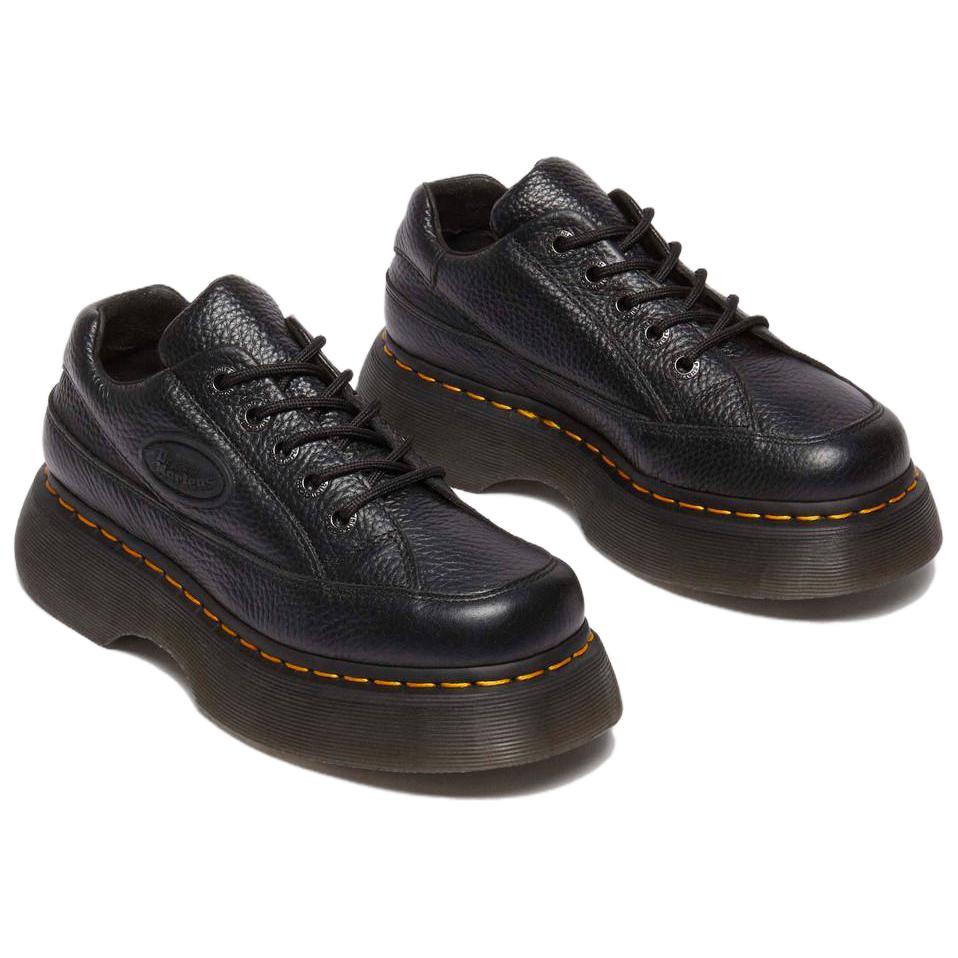 Dr. Martens Buzz 5 Leather Minimalist Fashion Casual Shoes Women Shoes Black 41060001