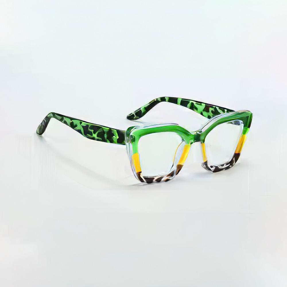 

2024 Новинка в очках для женщин Y2K Новые очки с плоским зеркалом кошачий глаз для женщин Анти-синий свет Плоские зеркальные компьютерные очки Очки