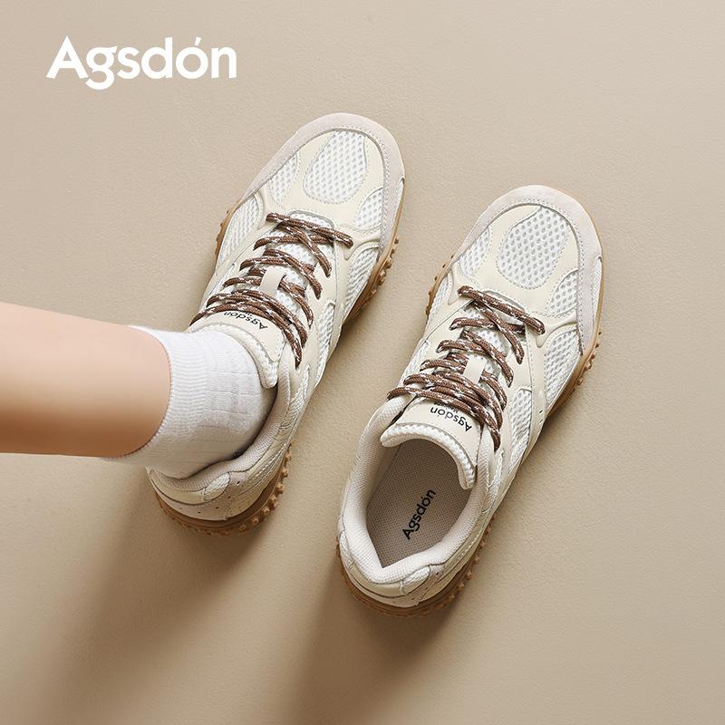 Augustine platform German training shoes women's 2025 new autumn white retro casual shoes ballet mountaineering sports shoes