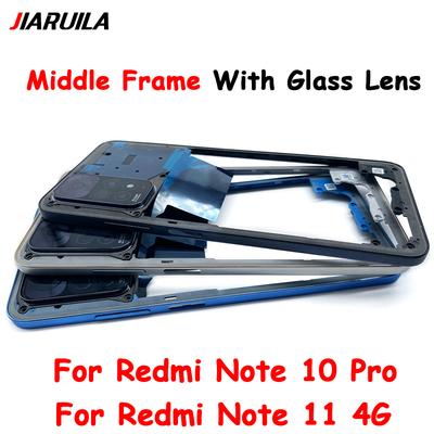 Pro Redmi Note 10 Pro střední rámeček s držákem objektivu Náhradní díly pro Redmi Note 11 4G