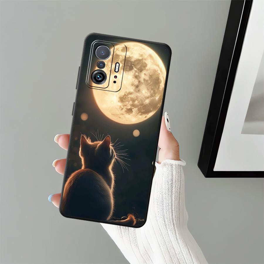Cute Cat Funda Phone Cover Case for Xiaomi Mi 12X 11 12T Pro 11T 13 Lite 12 10T 14