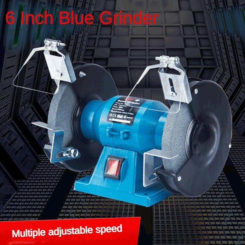 6 Inch Small Desktop Grinding Wheel Machine Household Portable Electric Sharpener 200W Multifunctional Polishing Equipment