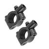 2 Pcs Motorcycle Handlebar Mirror Mount Rearview Mirror 22mm Thread Holder Clamp Adaptor for Motorcycles ATV Scooter