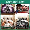 Wwe Eaw Duvet Cover Set With Active Dyeing For Double Bed Bedroom Decor