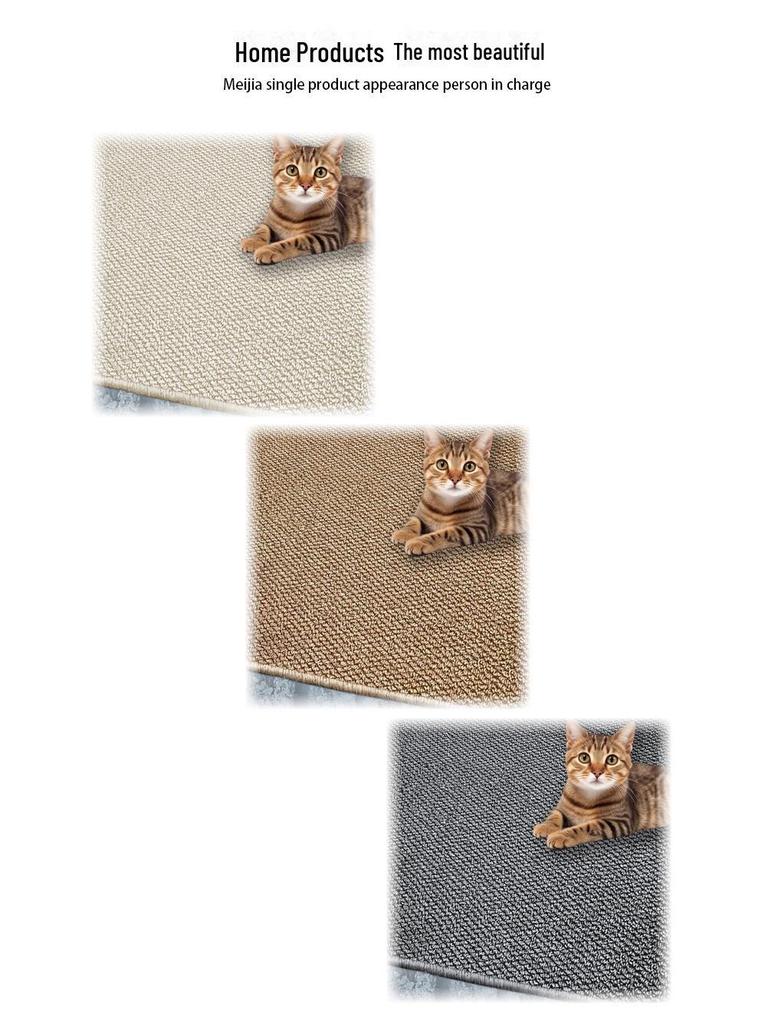 Washable Foldable Imitation Sisal Tatami Mat – Non-Slip, Easy-Care Floor Covering for Bedroom, Bay Window, or Living Room.