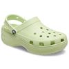 Crocs קלאסיק פלטפורמה סאבוט חרדל (נשים) נעלי ספורט לנשים ירוק סלרי 206750-335