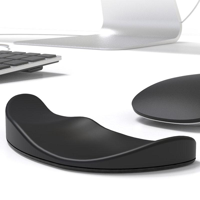Silicone Mouse Wrist Pad Mice Wrist Rest Ergonomic Three-dimensional Surface Design Skin-friendly Smooth Wrist Support Mat