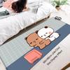 Living Room Rugs Foot Carpets Bubu Dudu Entrance Doormat Kawaii Rug Floor Mats Carpet Anti Slip Mat Home Kitchen Hallway Decor