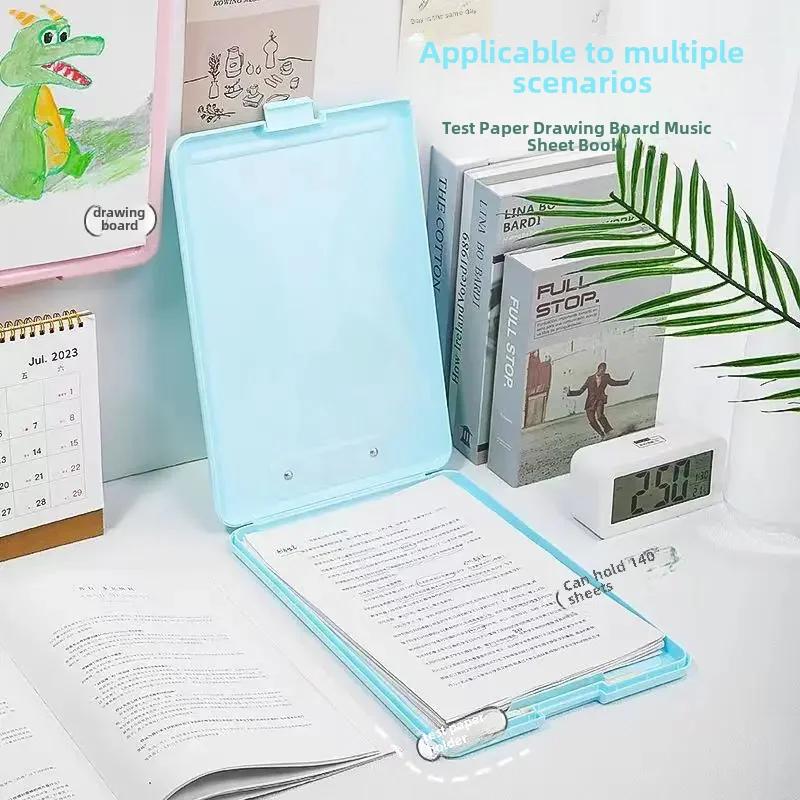 Multifunctional File Folder Writing Pad Board Exam Paper Storage Box Student Special Board Clip Writing Storage Folder