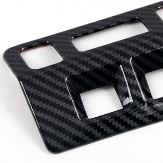 For Subaru WRX STi 2015- Carbon Fiber Interior Head Light Switch Cover Trim