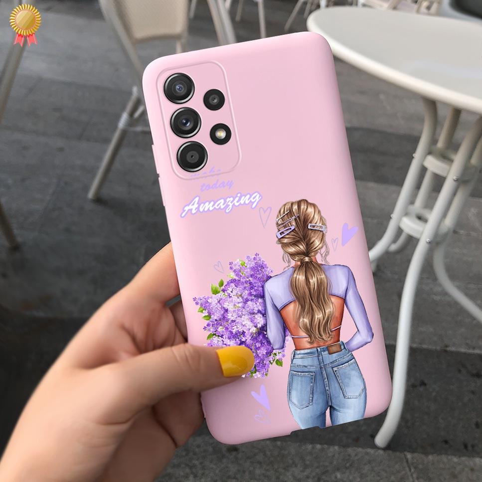 For Samsung Galaxy A23 5G Case Fashion Cute Clear Mate Men Women Soft TPU Silicone Phone Covers For Samsung Galaxy A23 4G Fundas