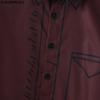 INCERUN Oversized Men Casual Long Sleeve Stitching Buttons Up Shirts Tops