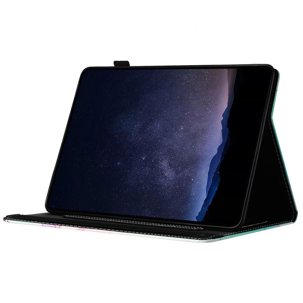 Für Samsung Galaxy Tab A 10.5 (2018) T590 T595 Hülle Smart Lederhülle Mehrwinkelständer Marmormuster