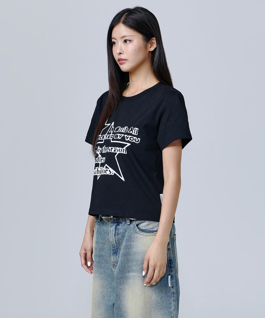 A WORLD ALL Star Stream Women'S Crop Short Sleeve (Sacawa-0011)