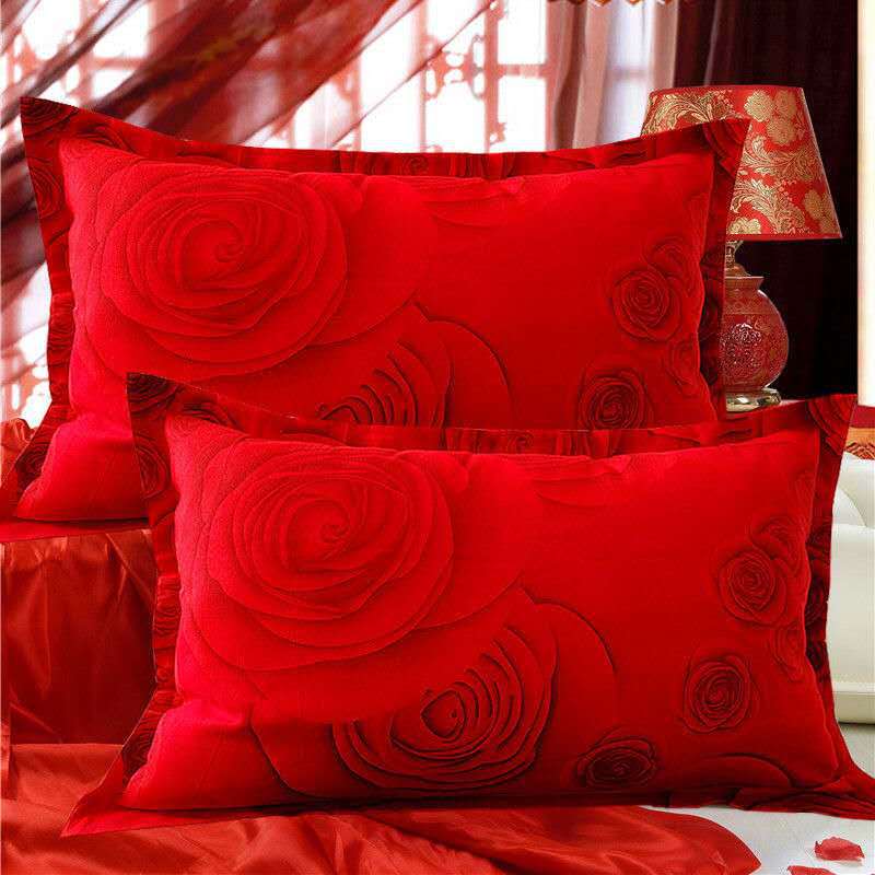 48X74Cm Printed Pillow Case Bed Pillowcases Standard Pillow Cover for Bedding Bedroom (No Filler)