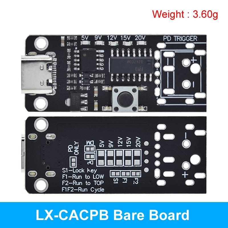 100W 5A USB-C Schnelllade-Trigger-Platinenmodul PD/QC Lockvogelplatine Schnellladung USB Typ-C PD 2.0 3.0 Power Delivery Boost-Modul