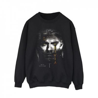 Netflix Mens The Witcher Geralt Glowing Eyes Sweatshirt