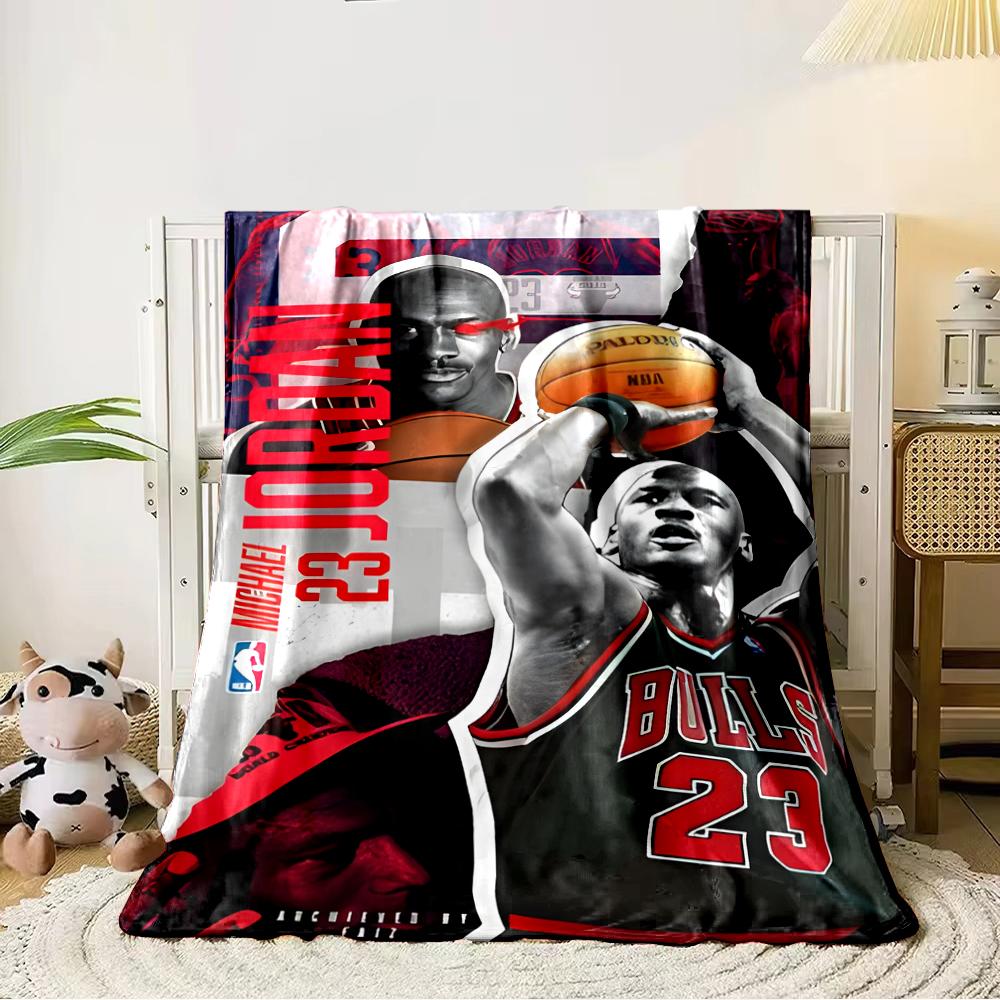 Michael Jordan Basketball Legend Design Flannel blanket for bedroom, living room, sofa, and nap sofas