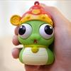 Cartoon Animal Burst Eye Snake Keychain Squeeze Ball Toys Keyring  Kids Holiday Gift