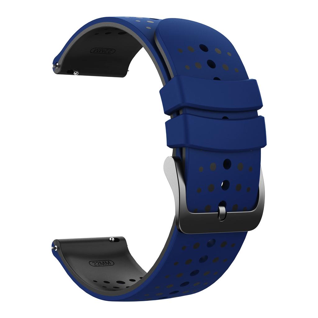 22mm Uhrenarmband für Amazfit GTR 4 3 2/GTR 3 pro Silikonarmband für Amazfit Bip 6 5/ Stratos 3 2 2S/Balance 2 Verstellbares Armband