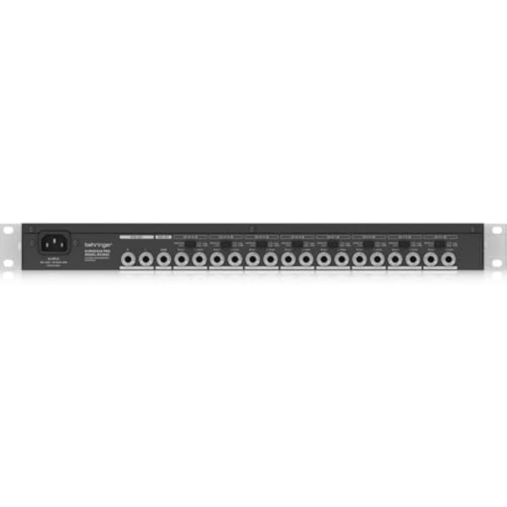 Behringer Analog Line Mixer 1U Size 16 Mono/8 Stereo High Quality Mic Preamp RX1602 V2